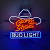 Bud Light Beer George Strait Hat Neon Sign Light Lamp