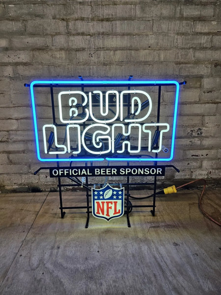 Bud Light NFL Official Beer Sponsor Neon Sign Light Lamp