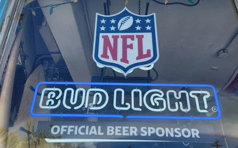 Bud Light NFL Official Sponsor Neon Sign Light Lamp