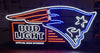 Bud Light New England Patriots Beer LED Neon Sign Light Lamp