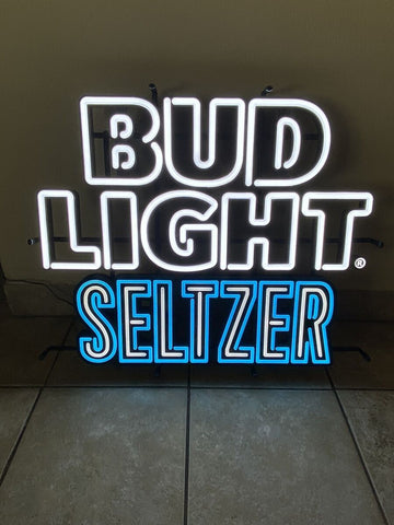 Bud Light Seltzer LED Neon Sign Light Lamp With Dimmer