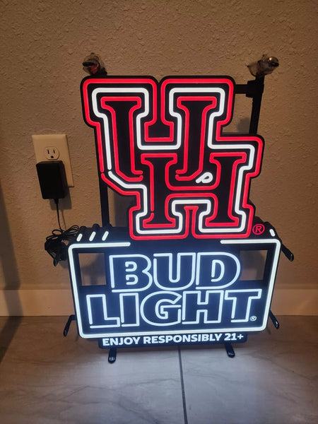 University Of Houston Cougars UH Beer LED Neon Sign Light Lamp