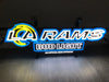 Bud Light LA Rams LED Neon Sign Light Lamp