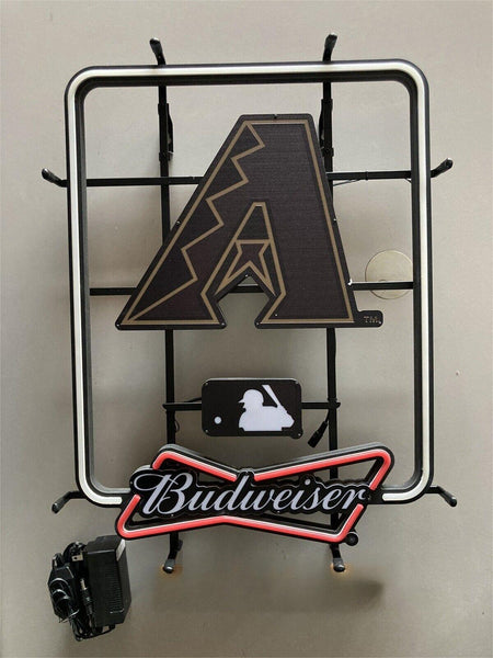 Budweiser Arizona Diamond Backs MLB Baseball LED Neon Sign Light Lamp