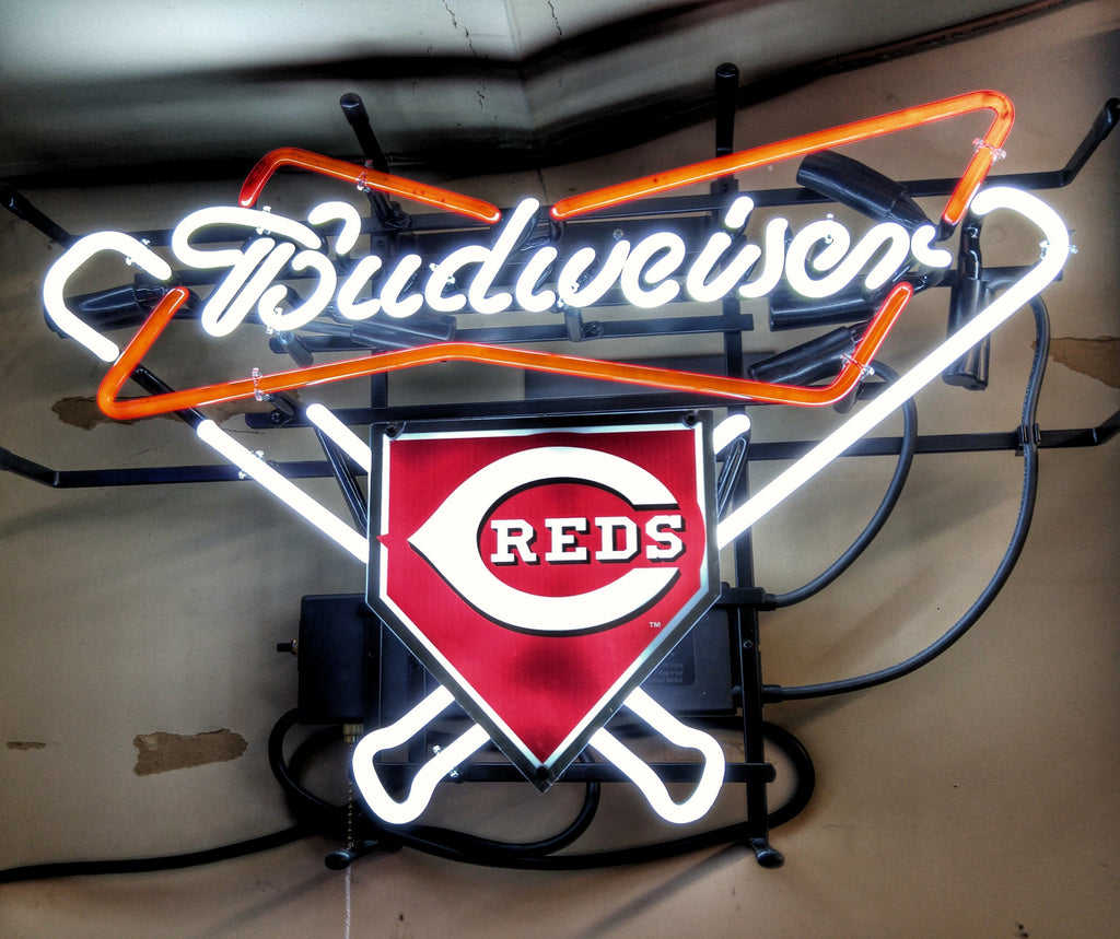 Budweiser Cincinnati Reds Beer Bar Neon Sign Light Lamp – neonsign.us