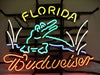 Budweiser Florida Gators Mascot Neon Sign Light Lamp