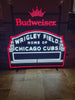 Budweiser Beer Wrigley Field Home Of Chicago Cubs LED Neon Sign Light Lamp