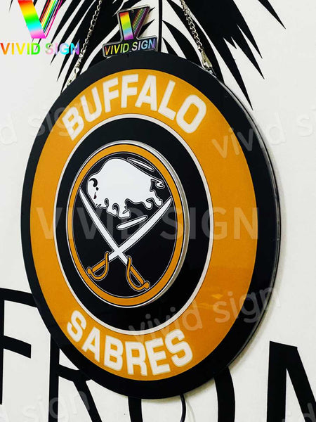 Buffalo Sabres 3D LED Neon Sign Light Lamp