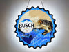 Busch Beer Brewed For Fishing 3D LED Neon Sign Light Lamp