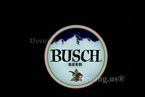 Busch Light Beer Mountain 3D LED Neon Sign Light Lamp