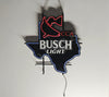 Busch Light CCA Texas LED Neon Sign Light Lamp