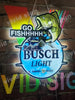 Go Fish Busch Light 2D LED Neon Sign Light Lamp