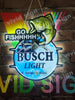 Go Fish Busch Light 2D LED Neon Sign Light Lamp