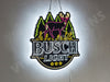 Busch Light Hunting Deer Trees 3D LED Neon Sign Light Lamp