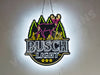 Busch Light Hunting Deer Trees 3D LED Neon Sign Light Lamp