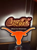 Texas Longhorns Coca Cola Refreshes 2D LED Neon Sign Light Lamp