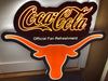 Texas Longhorns Coca Cola Refreshes 2D LED Neon Sign Light Lamp