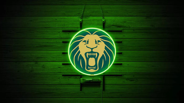 Cameroon National Football Team Logo Neon Sign