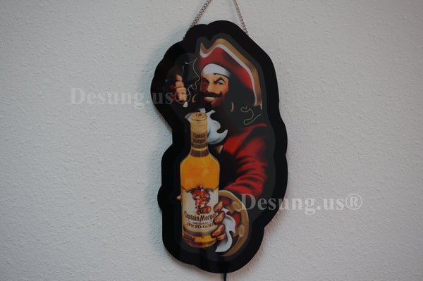 Captain Morgan Rum 2D LED Neon Sign Light Lamp