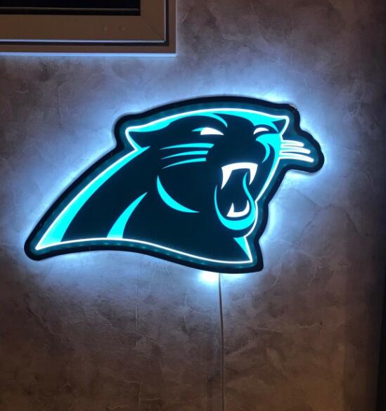 Panders Sign Carolina Panthers 2D LED Neon Sign Light Lamp – neonsign.us