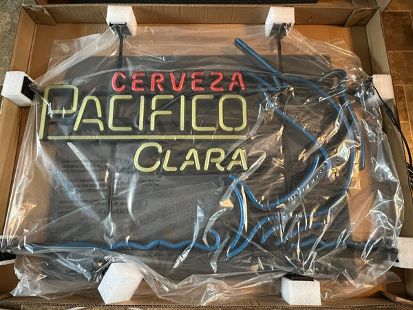 Cerveza Pacifico Clara Swordfish LED Neon Sign Light Lamp With Dimmer