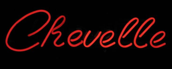 Chevelle Chevrolet Corvette Camaro Chevy Sports Car Garage Neon Sign L ...