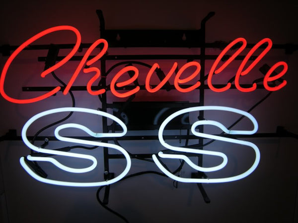 Chevelle SS Super Sport Chevrolet Chevy Corvette Chevelle Auto Sports Car Neon Sign Light Lamp