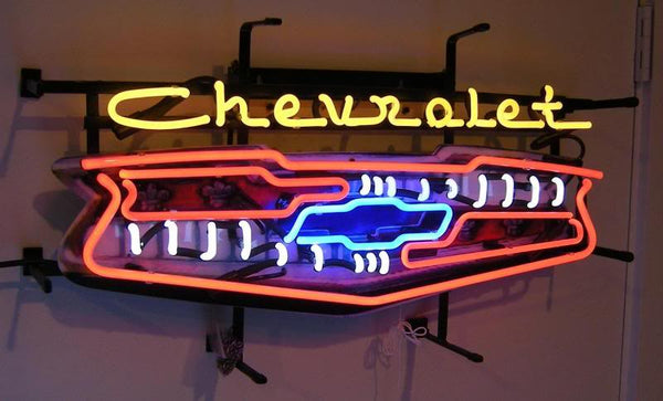 Chevrolet Corvette Chevy Service Sports Car Neon Sign Light Lamp With Vivid Printing Technology