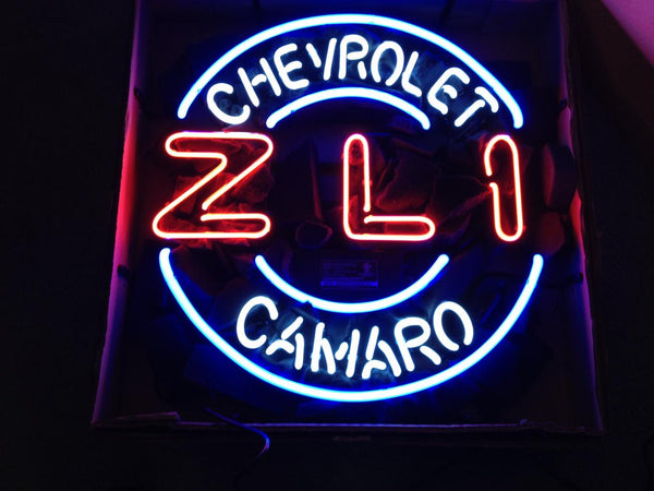 Chevrolet Camaro ZL1 Super Service SS Chevy Corvette Chevrolet Chevelle Sports Car Neon Sign Light Lamp