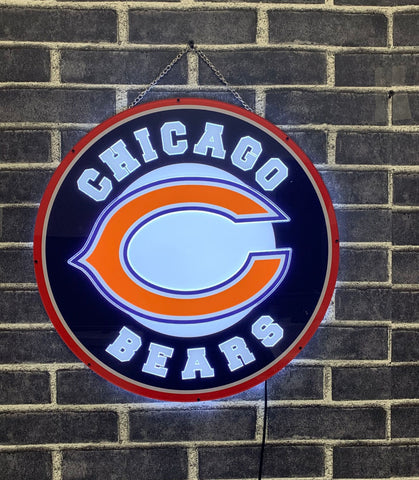 Chicago Bears 3D LED Neon Sign Light Lamp