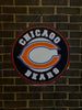 Chicago Bears 3D LED Neon Sign Light Lamp