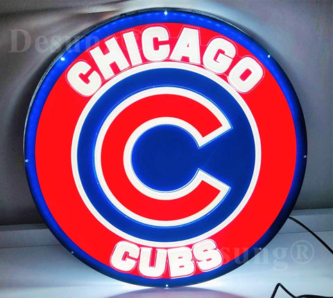 Chicago Cubs 3D LED Neon Sign Light Lamp