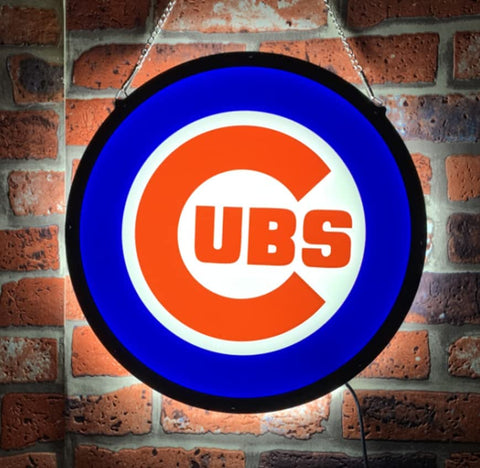 Chicago Cubs 3D LED Neon Sign Light Lamp