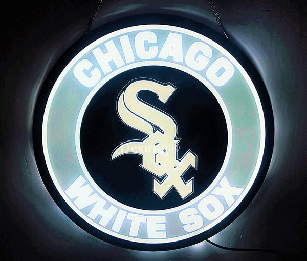 Chicago White Sox 3D LED Neon Sign Light Lamp