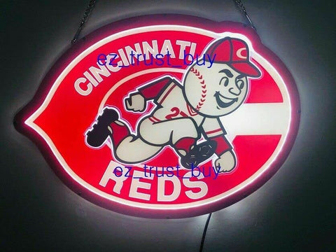 Cincinnati Reds 3D LED Neon Sign Light Lamp