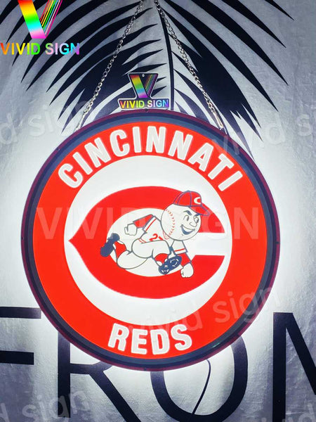 Cincinnati Reds 3D LED Neon Sign Light Lamp