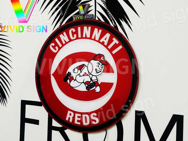 Cincinnati Reds 3D LED Neon Sign Light Lamp