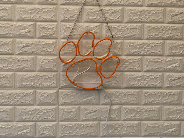 Clemson Tigers Mascot Acrylic Neon Light Lamp Sign