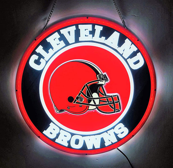 Cleveland Browns 3D LED Neon Sign Light Lamp