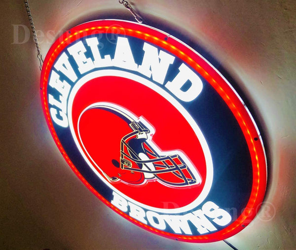 Cleveland Browns 3D LED Neon Sign Light Lamp