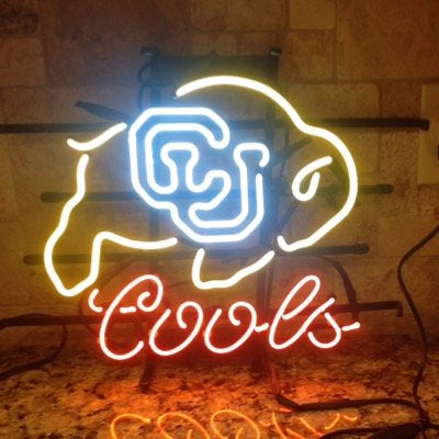 Colorado Buffaloes Light Beer Neon Sign Light Lamp