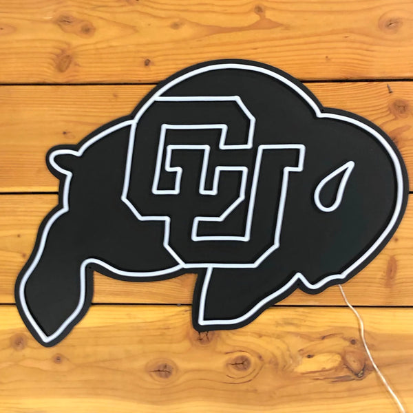 Colorado Buffaloes Logo LED Neon Sign Light Lamp