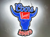 Coors Banquet Rodeo 3D LED Neon Sign Light Lamp