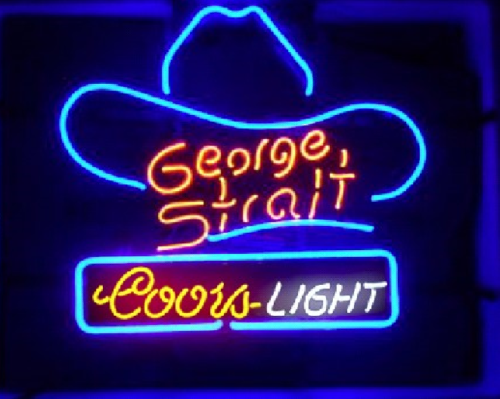 George Strait Wall Decor Neon Sign Light Lamp