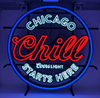 Beer Lager Chill Chicago Starts Here LED Neon Sign Light Lamp