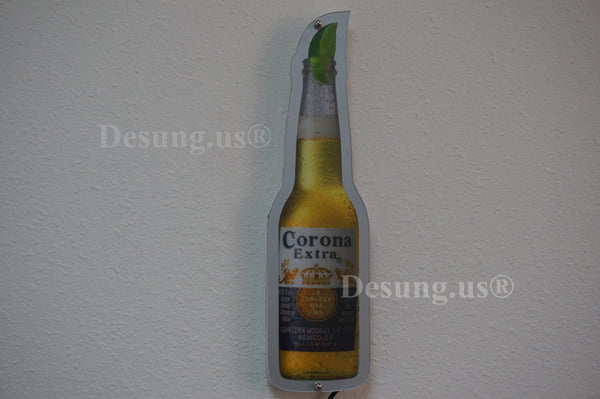 Corona Extra Beer Bottle 2D LED Neon Sign Light Lamp