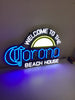 Corona Extra Beer Welcome To The Beach House LED Neon Sign Light Lamp