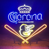 Corona Beer Baltimore Orioles Baseball LED Neon Sign Light Lamp With Dimmer