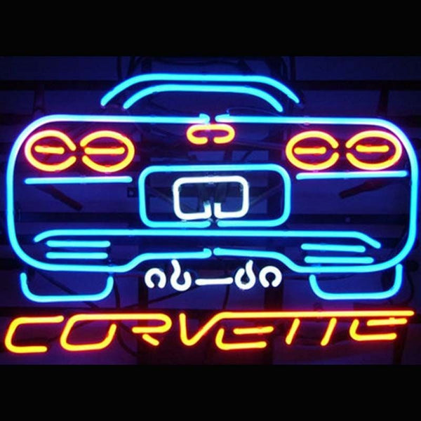 Chevrolet Chevy Corvette Chevelle Auto Sports Car Neon Sign Light Lamp