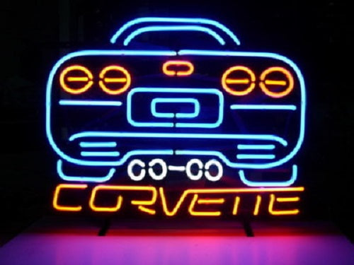 Chevrolet Chevy Corvette Chevelle Auto Sports Car Neon Sign Light Lamp